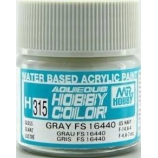 Mr Hobby -Gunze Aqueous Hobby Colors (10 ml) Gray FS 16440 - Mr Hob...