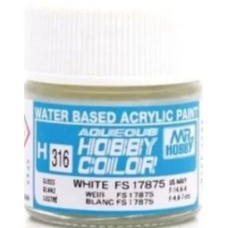 Mr Hobby -Gunze Aqueous Hobby Colors (10 ml) White FS 17875 - Mr Ho...