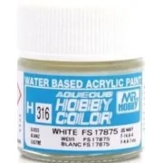 Mr Hobby -Gunze Aqueous Hobby Colors (10 ml) White FS 17875 - Mr Ho...