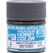 Mr Hobby -Gunze Aqueous Hobby Colors (10 ml) Gray FS 36231 - Mr Hob...