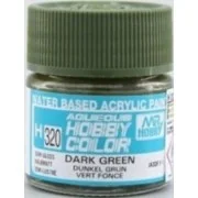 Mr Hobby -Gunze Aqueous Hobby Colors (10 ml) Dark Green - Mr Hobby ...
