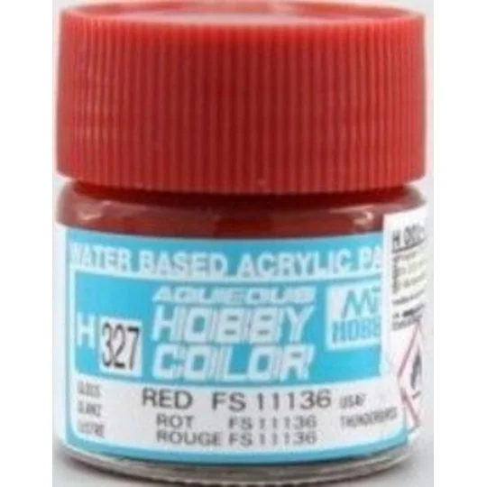 Mr Hobby -Gunze Aqueous Hobby Colors (10 ml) Red FS 11136 - Mr Hobb... Mr Hobby -Gunze Aqueous Hobby Colors (10 ml) Red FS 11136 - Mr Hobb...