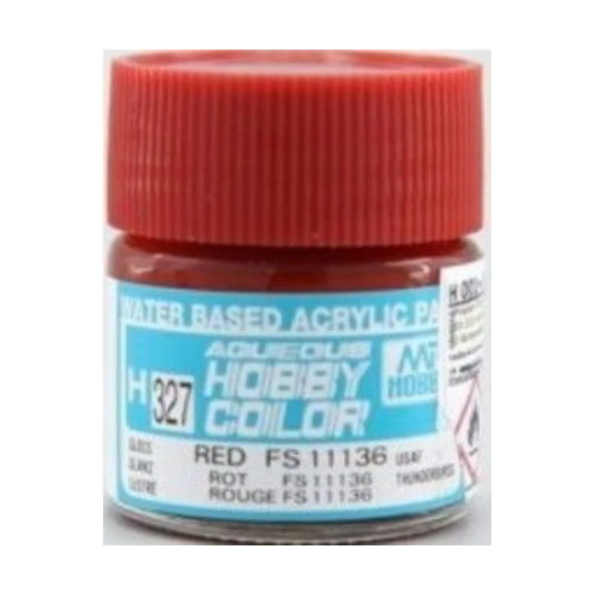 Mr Hobby -Gunze Aqueous Hobby Colors (10 ml) Red FS 11136 - Mr Hobb...