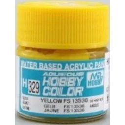 Mr Hobby -Gunze Aqueous Hobby Colors (10 ml) Yellow FS 13538 - Mr H...