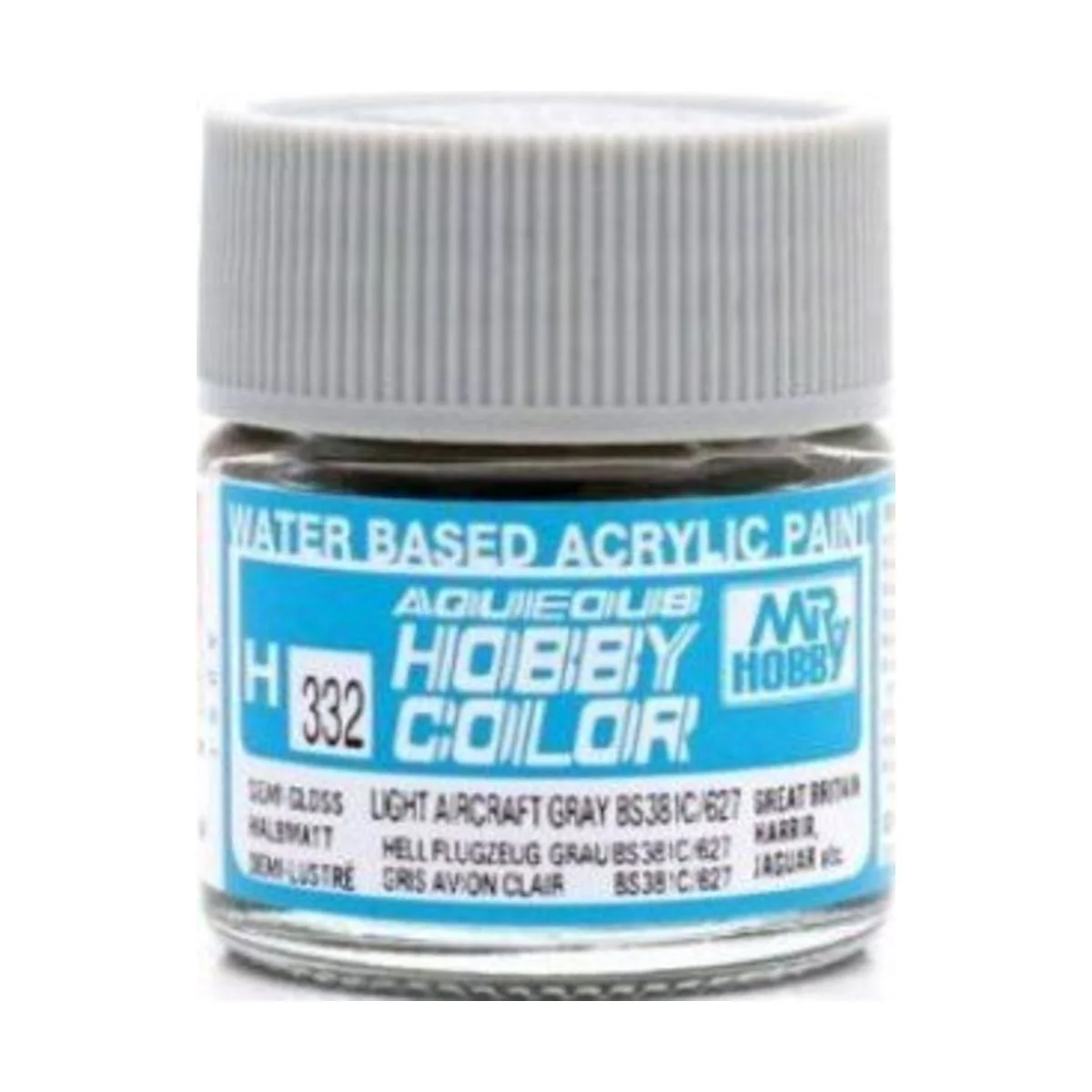 Mr Hobby -Gunze Aqueous Hobby Colors (10 ml) Light Aircraft Gray BS... Mr Hobby -Gunze Aqueous Hobby Colors (10 ml) Light Aircraft Gray BS...