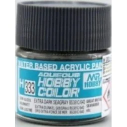 Mr Hobby -Gunze Aqueous Hobby Colors (10 ml) Extra Dark Seagray BS3...