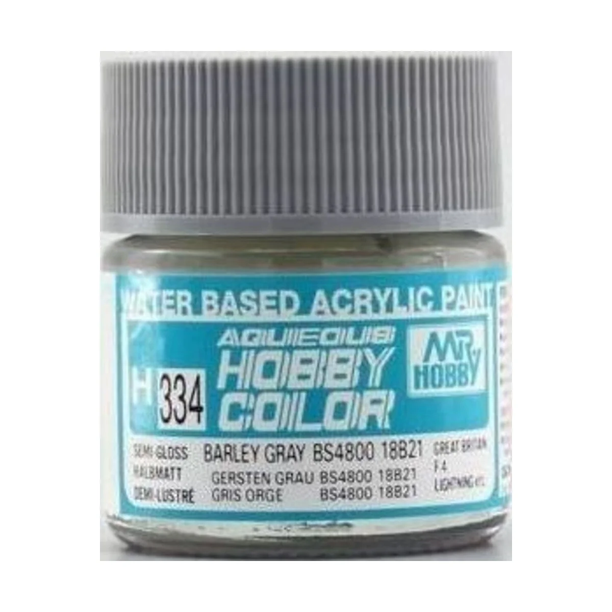 Mr Hobby -Gunze Aqueous Hobby Colors (10 ml) Barley Gray BS4800/18B...