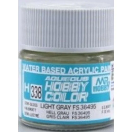 Mr Hobby -Gunze Aqueous Hobby Colors (10 ml) Light Gray FS36495 - M...