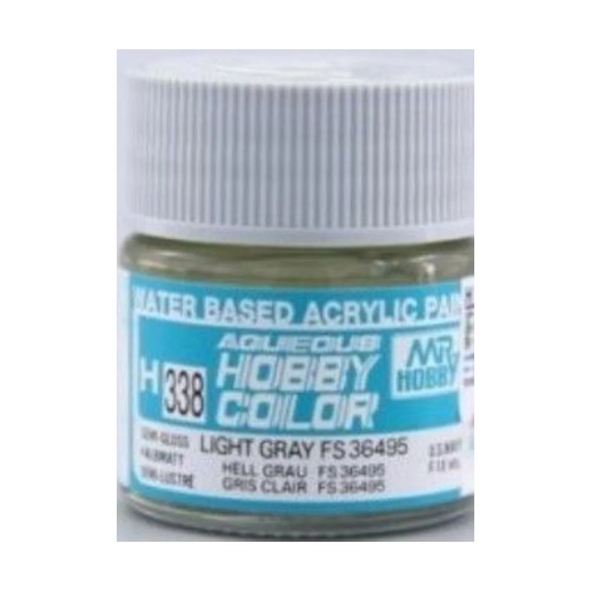Mr Hobby -Gunze Aqueous Hobby Colors (10 ml) Light Gray FS36495 - M...