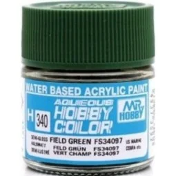 Mr Hobby -Gunze Aqueous Hobby Colors (10 ml) Field Green FS34097 - ...