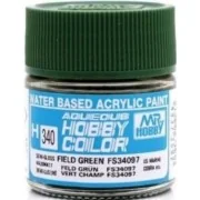 Mr Hobby -Gunze Aqueous Hobby Colors (10 ml) Field Green FS34097 - ...