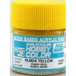 Mr Hobby -Gunze Aqueous Hobby Colors (10 ml) RLM04 Yellow - Mr Hobb...