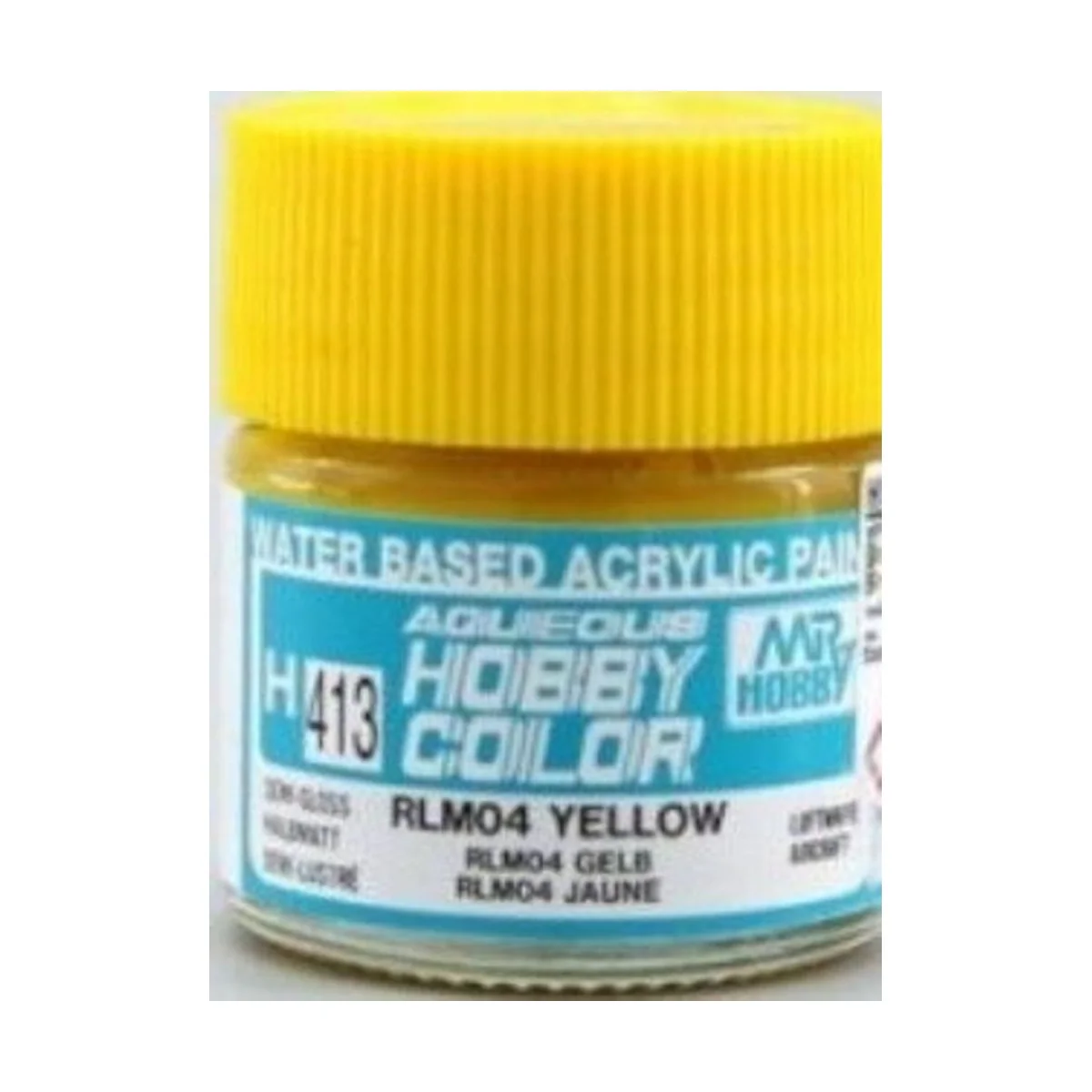 Mr Hobby -Gunze Aqueous Hobby Colors (10 ml) RLM04 Yellow - Mr Hobb...