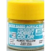 Mr Hobby -Gunze Aqueous Hobby Colors (10 ml) RLM04 Yellow - Mr Hobb...