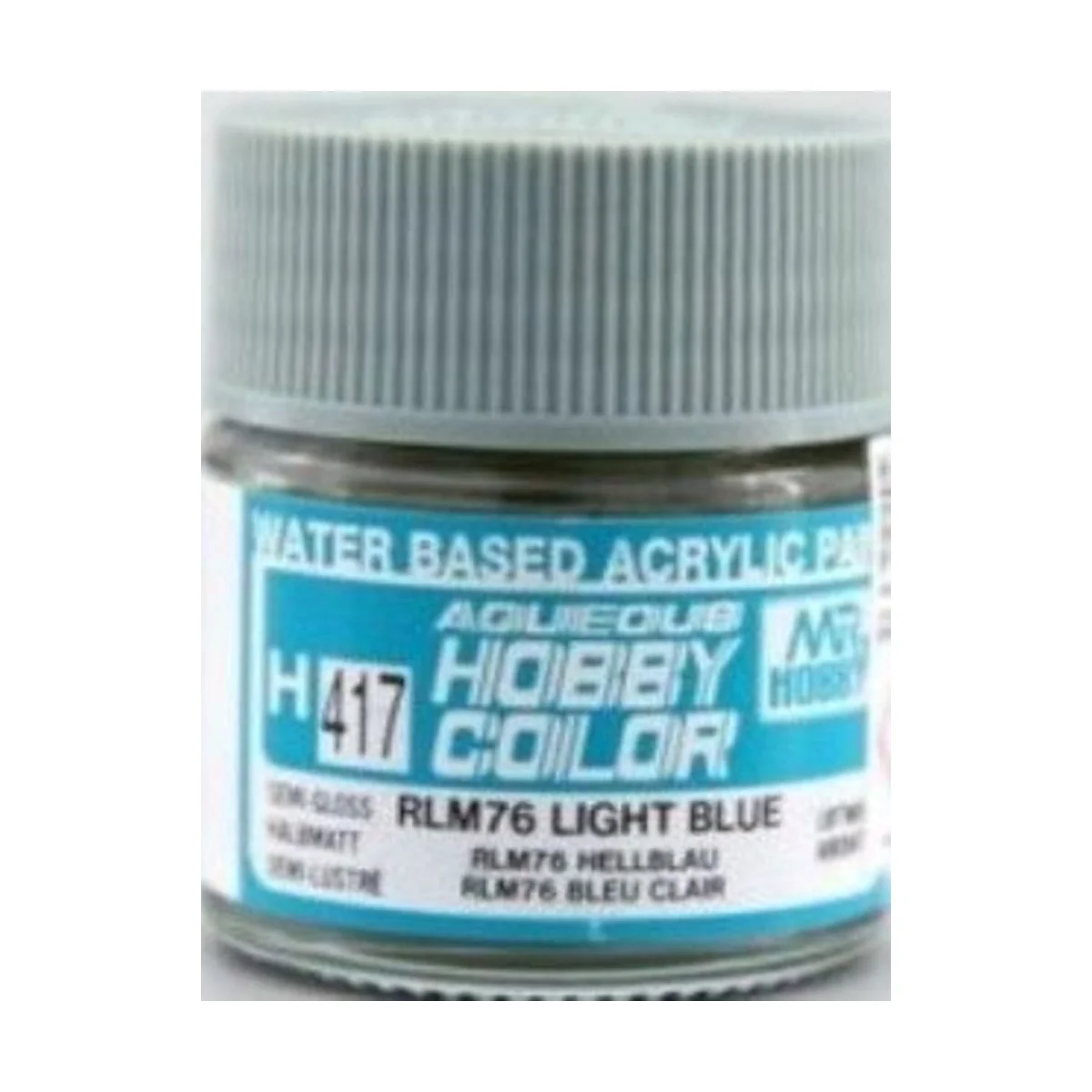 Mr Hobby -Gunze Aqueous Hobby Colors (10 ml) RLM76 Light Blue - Mr ...