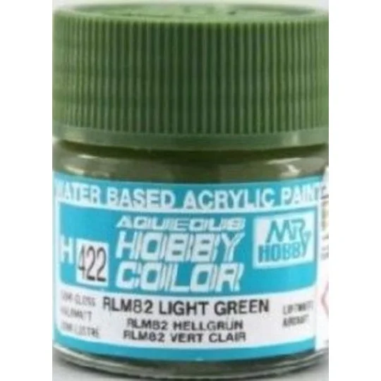 Mr Hobby -Gunze Aqueous Hobby Colors (10 ml) RLM82 Light Green - Mr...