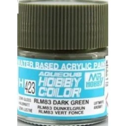 Mr Hobby -Gunze Aqueous Hobby Colors (10 ml) RLM83 Dark Green - Mr ...