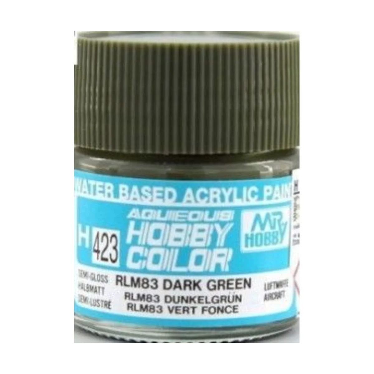 Mr Hobby -Gunze Aqueous Hobby Colors (10 ml) RLM83 Dark Green - Mr ...
