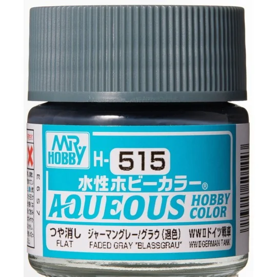 Mr Hobby -Gunze Aqueous Hobby Colors (10 ml) Faded Gray "Blassgrau ...