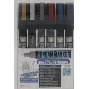 Mr Hobby -Gunze Gundam Marker Fine Edge Set 2 - Mr Hobby - Gunze GM...