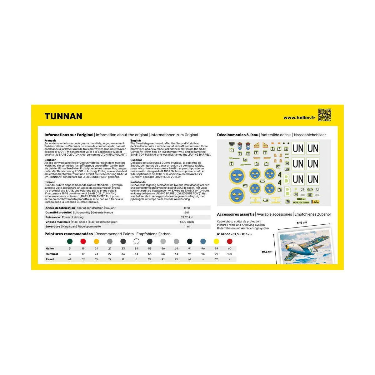 STARTER KIT Tunnan, 1/72 - Heller 56260
