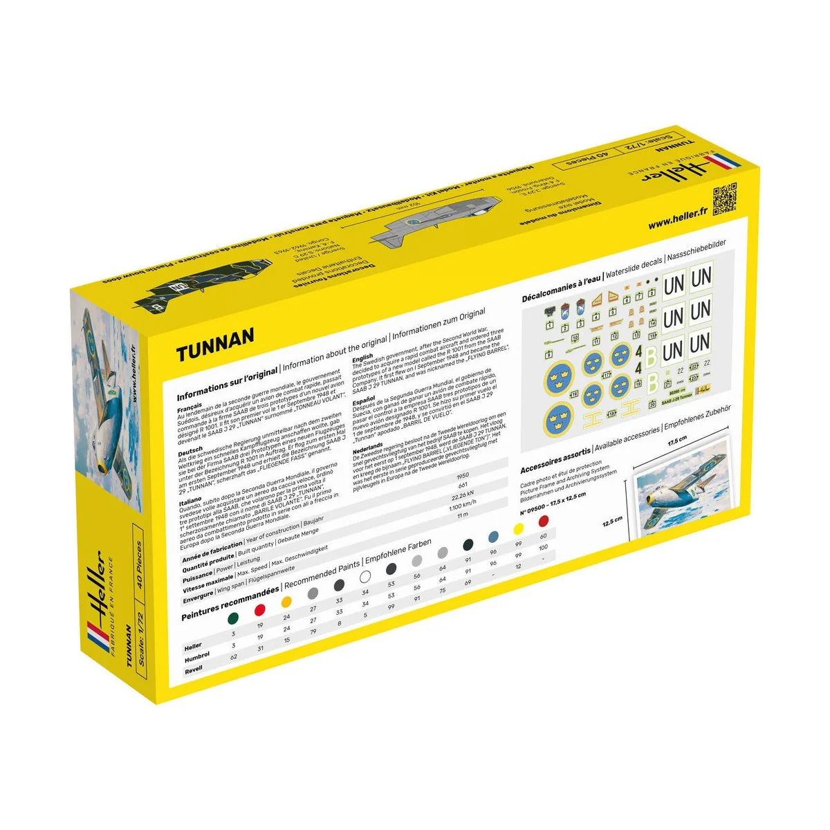 STARTER KIT Tunnan, 1/72 - Heller 56260