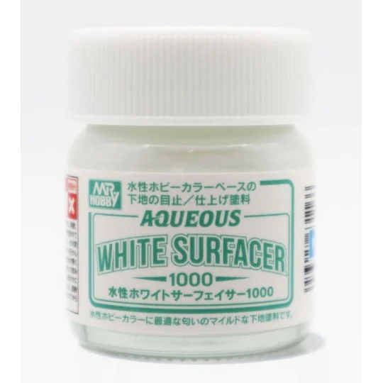 Mr Hobby -Gunze Aqueous White Surfacer 1000 40ml - Mr Hobby - Gunze...