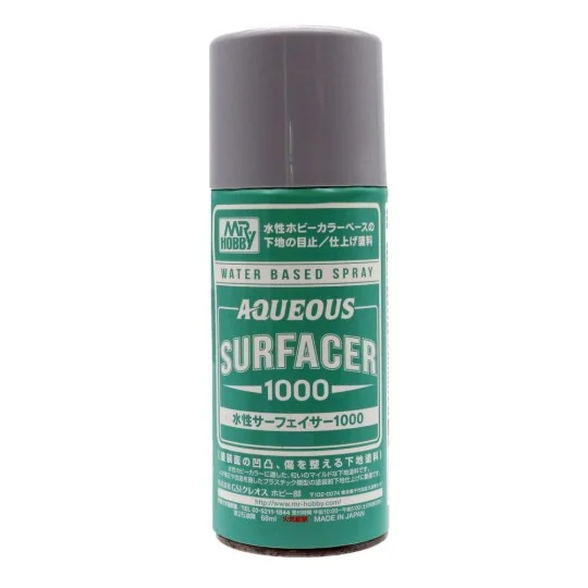 Mr Hobby -Gunze Aqueous Surfacer 1000 Spray - Mr Hobby - Gunze B-611