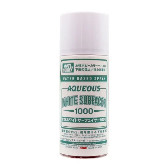 Mr Hobby -Gunze Aqueous White Surfacer 1000 Spray - Mr Hobby - Gunz...