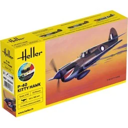 STARTER KIT P-40 Kitty Hawk - Heller 56266