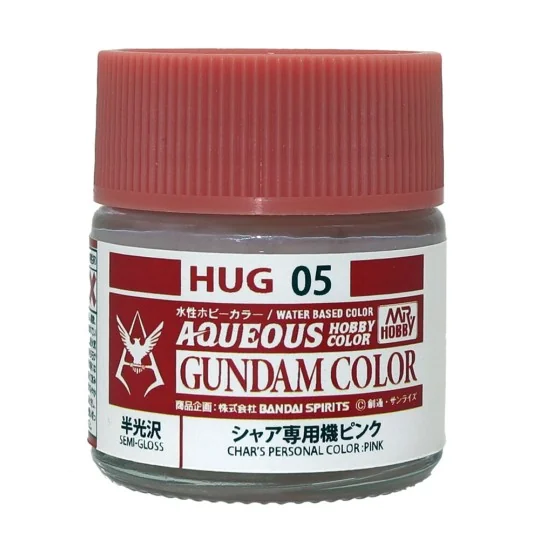 Mr Hobby -Gunze AQUEOUS GUNDAM COLOR (10ml) PINK FOR CHAR AZNABLE -...