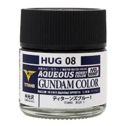Mr Hobby -Gunze AQUEOUS GUNDAM COLOR (10ml) TITANS BLUE 1 - Mr Hobb...