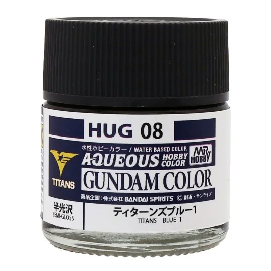 Mr Hobby -Gunze AQUEOUS GUNDAM COLOR (10ml) TITANS BLUE 1 - Mr Hobb...