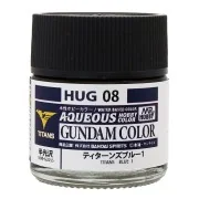 Mr Hobby -Gunze AQUEOUS GUNDAM COLOR (10ml) TITANS BLUE 1 - Mr Hobb...