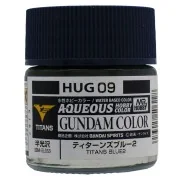 Mr Hobby -Gunze AQUEOUS GUNDAM COLOR (10ml) TITANS BLUE 2 - Mr Hobb...