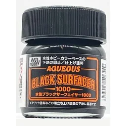 Mr Hobby -Gunze Aqueous Black Surfacer 1000 (Jar Type) - Mr Hobby -...