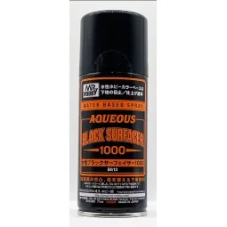 Mr Hobby -Gunze Aqueous Black Surfacer 1000 Spray (170 ml) - Mr Hob...