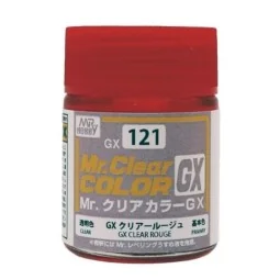Mr. Color GX Clear Rouge (18 ml) - Mr Hobby - Gunze GX-121