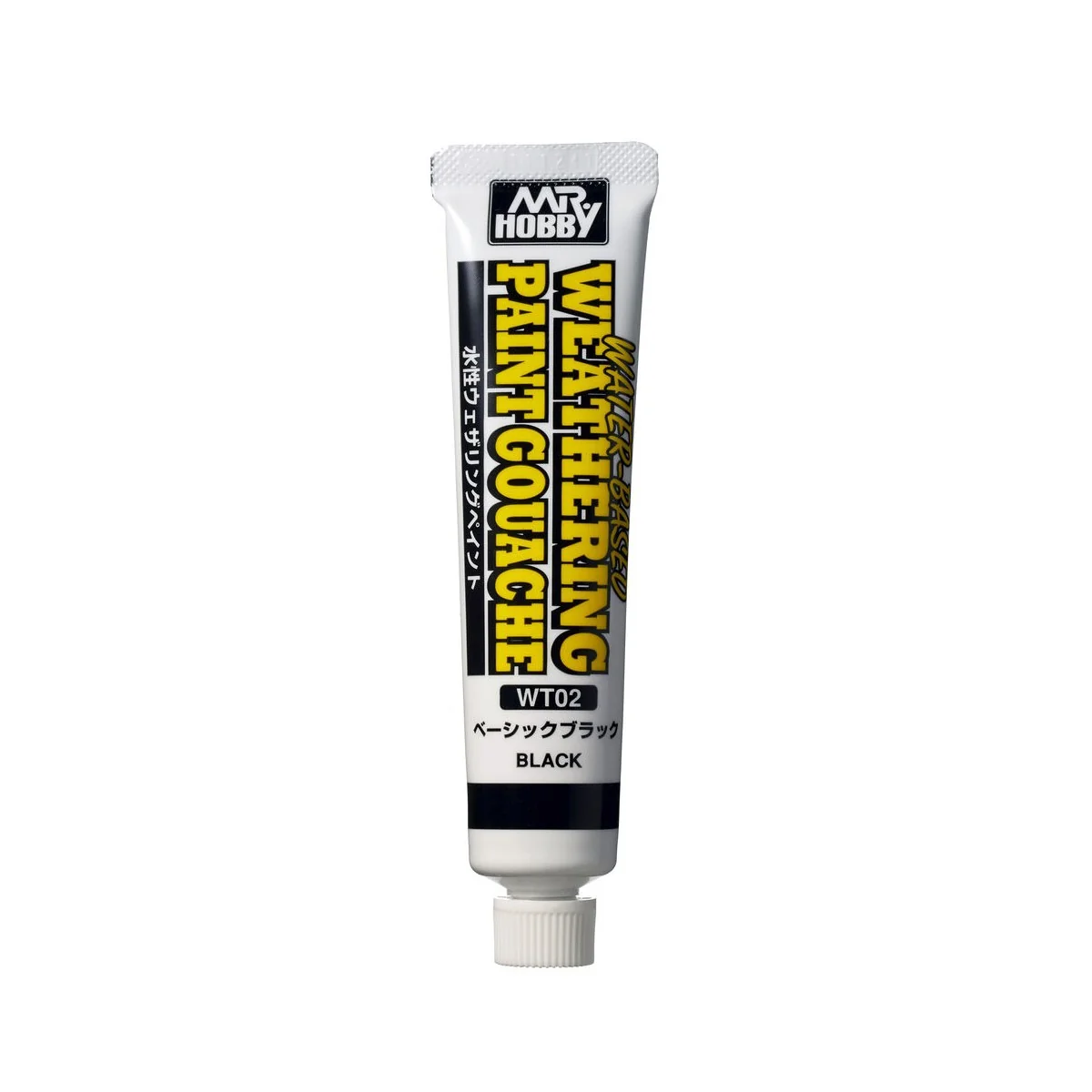Mr Hobby -Gunze WATER-BASED WEATHERING PAINT GOUACHE BASIC BLACK - ...