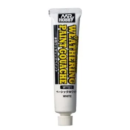 Mr Hobby -Gunze WATER-BASED WEATHERING PAINT GOUACHE BASIC WHITE - ...
