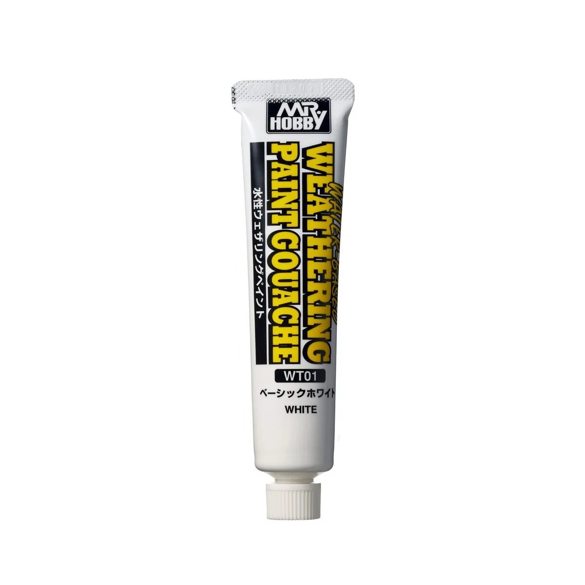 Mr Hobby -Gunze WATER-BASED WEATHERING PAINT GOUACHE BASIC WHITE - ...