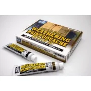 Mr Hobby -Gunze WATER-BASED WEATHERING PAINT GOUACHE 6 Color Set - ...