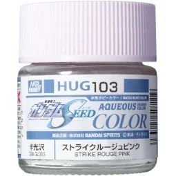 Mr Hobby -Gunze AQUEOUS GUNDAM COLOR (10ml) STRIKE ROUGE PINK - Mr ...