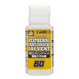 Mr Hobby -Gunze WATER-BASED WEATHERING PAINT GOUACHE SOLVENT - Mr H...