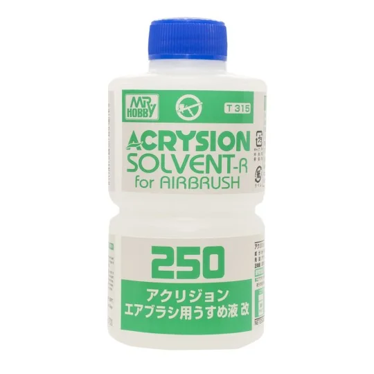 Mr Hobby -Gunze Acrysion Solvent - R for Airbrush (250 ml) - Mr Hob...