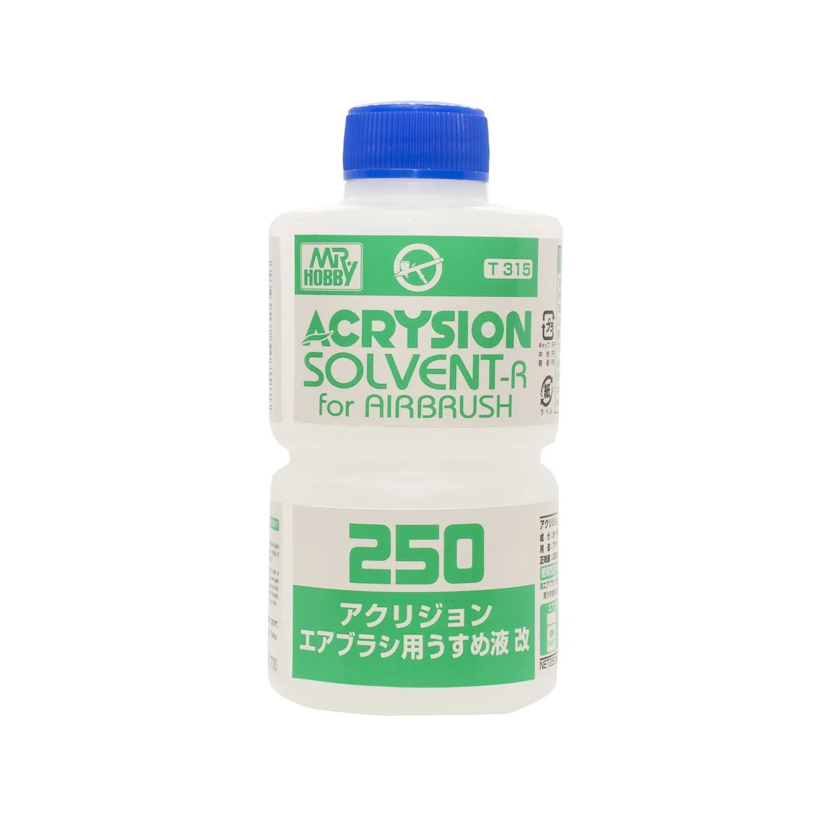 Mr Hobby -Gunze Acrysion Solvent - R for Airbrush (250 ml) - Mr Hob...