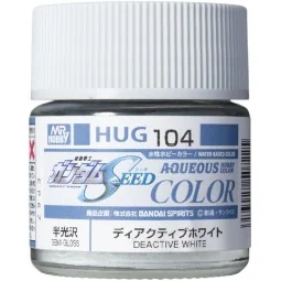 Mr Hobby -Gunze AQUEOUS GUNDAM COLOR (10ml) DEACTIVE WHITE - Mr Hob...