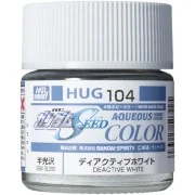 Mr Hobby -Gunze AQUEOUS GUNDAM COLOR (10ml) DEACTIVE WHITE - Mr Hob... Mr Hobby -Gunze AQUEOUS GUNDAM COLOR (10ml) DEACTIVE WHITE - Mr Hob...