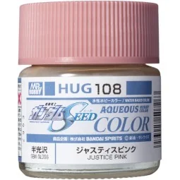 Mr Hobby -Gunze AQUEOUS GUNDAM COLOR (10ml) JUSTICE PINK - Mr Hobby...