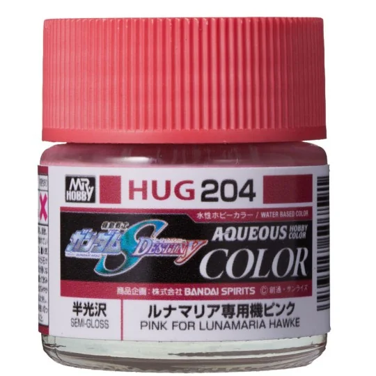 Mr Hobby -Gunze AQUEOUS GUNDAM COLOR (10ml) PINK FOR LUNAMARIA HAWK... Mr Hobby -Gunze AQUEOUS GUNDAM COLOR (10ml) PINK FOR LUNAMARIA HAWK...
